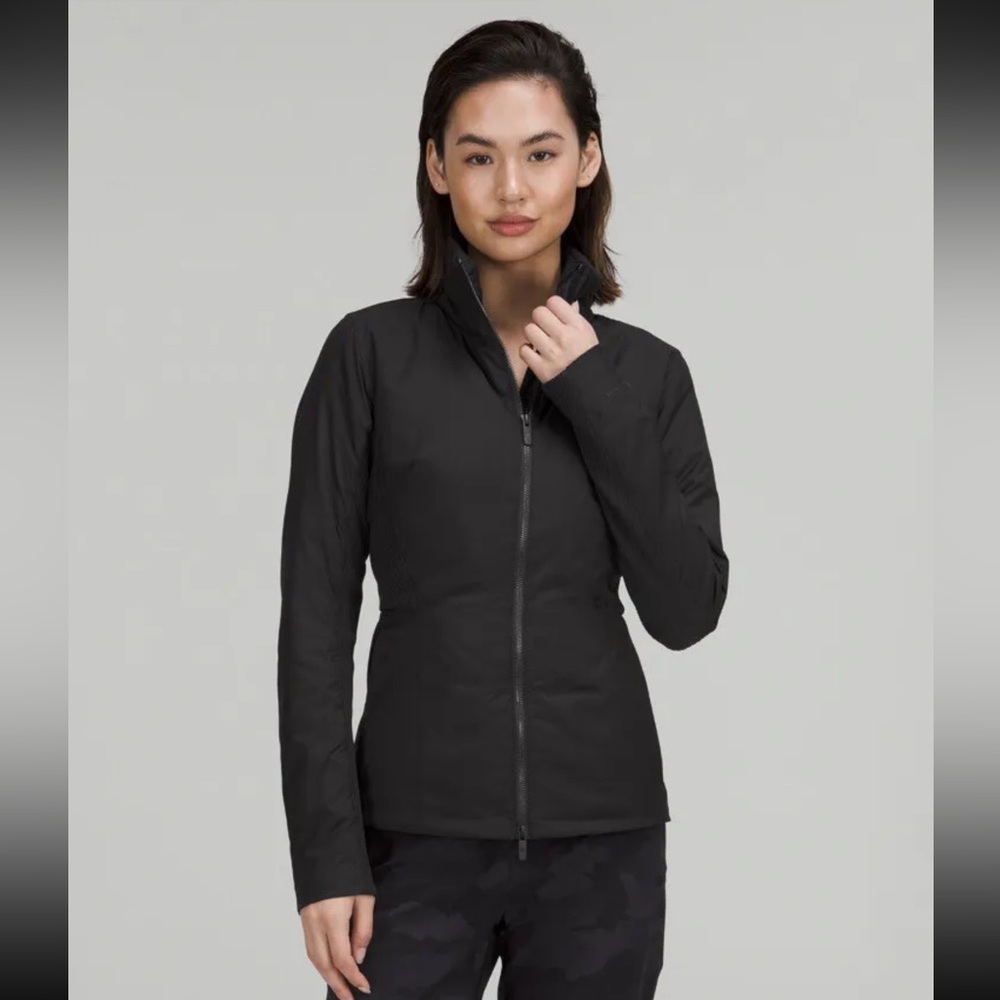 Lululemon SOFTMATTE INSULATED JACKET Black sz 4 NWT